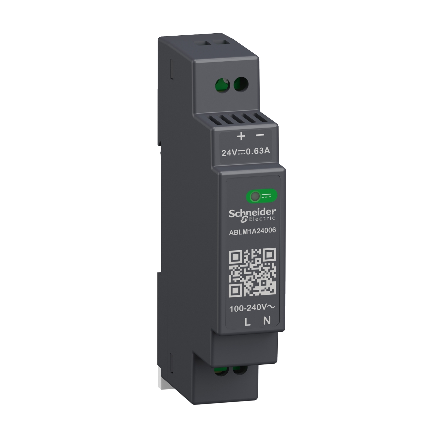 Fonte de alimentação regulada, 100-240v ac, 24v 0.6 a, monofásico, modular