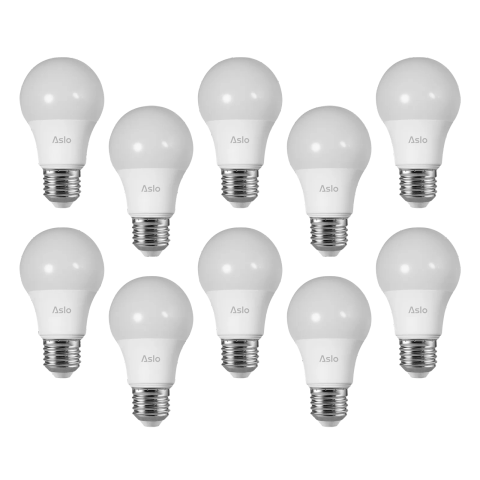 LÂMPADA LED A60 E27 15W 20.000H - PACK 10 UN.