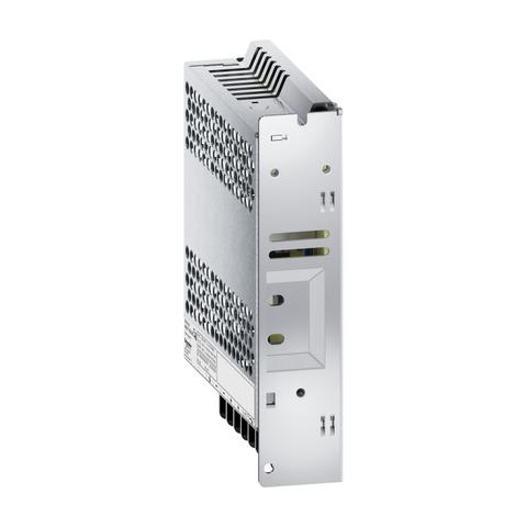 fonte de alimentação regulada, 100...240v ac, 24v 4.5a, monofásica, montaje en panel