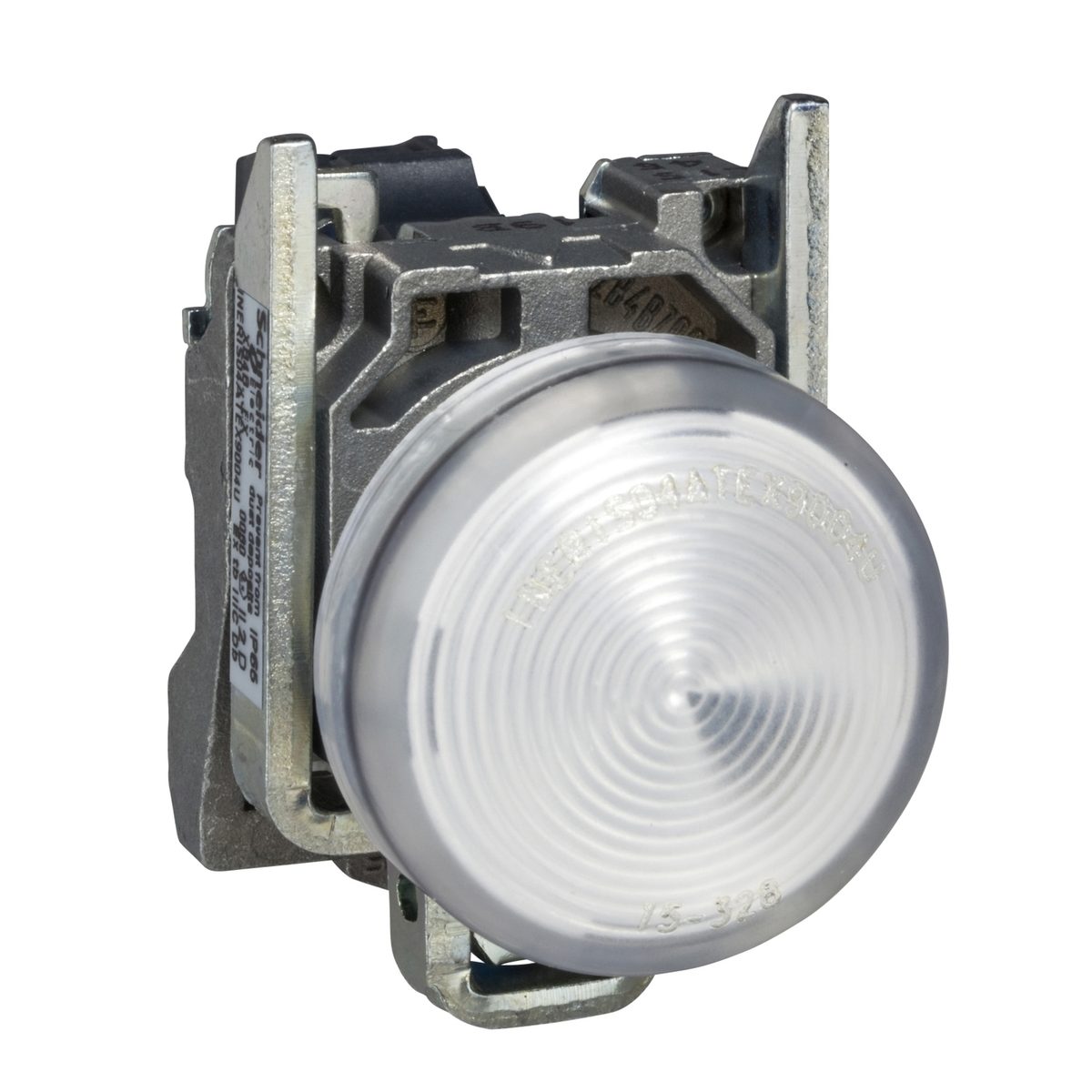 Sinalizador led - branco 24vca/cc e aro met atex p zon21/22