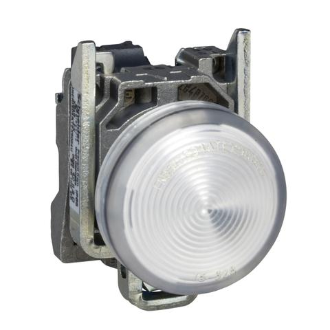 Sinalizador led - branco 24vca/cc e aro met atex p zon21/22